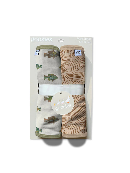 Burp Cloth Set - Lake Fish