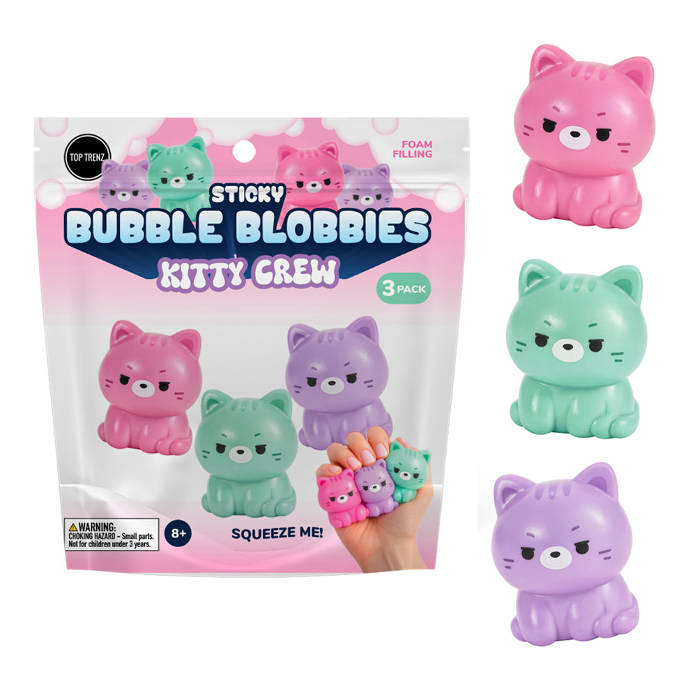 Sticky Bubble Blobbies Kitten Crew