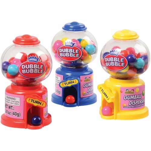 Dubble Bubble® Mini Gumball Machines