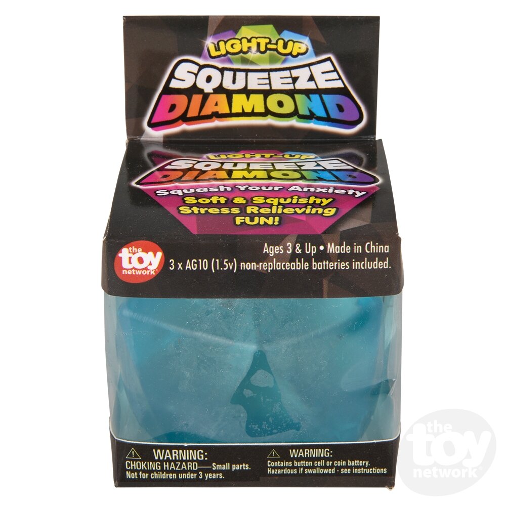 Light-Up Squeezy Sugar Diamond 2.75"