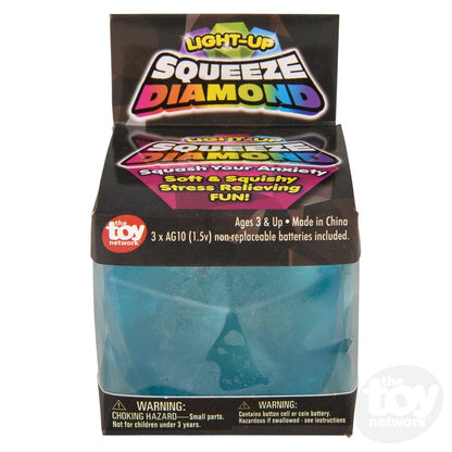 Light-Up Squeezy Sugar Diamond 2.75"