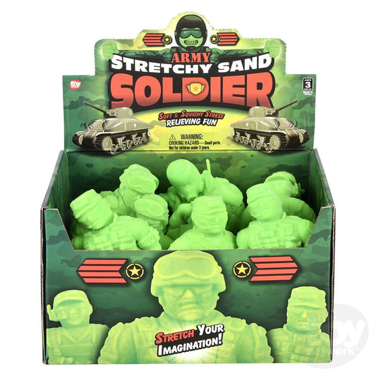 6" Stretchy Sand Toy Soldier