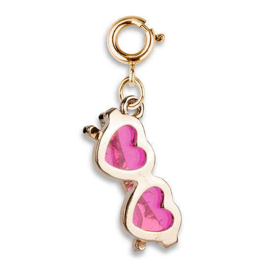 CHARM IT!  Gold Heart Sunglasses Charm