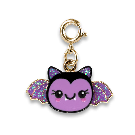 CHARM IT!  Gold Glitter Bat