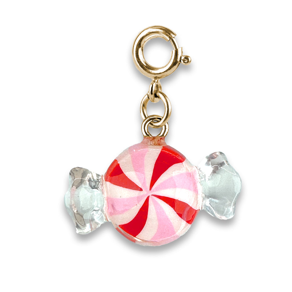 CHARM IT!  Gold Peppermint Candy Charm