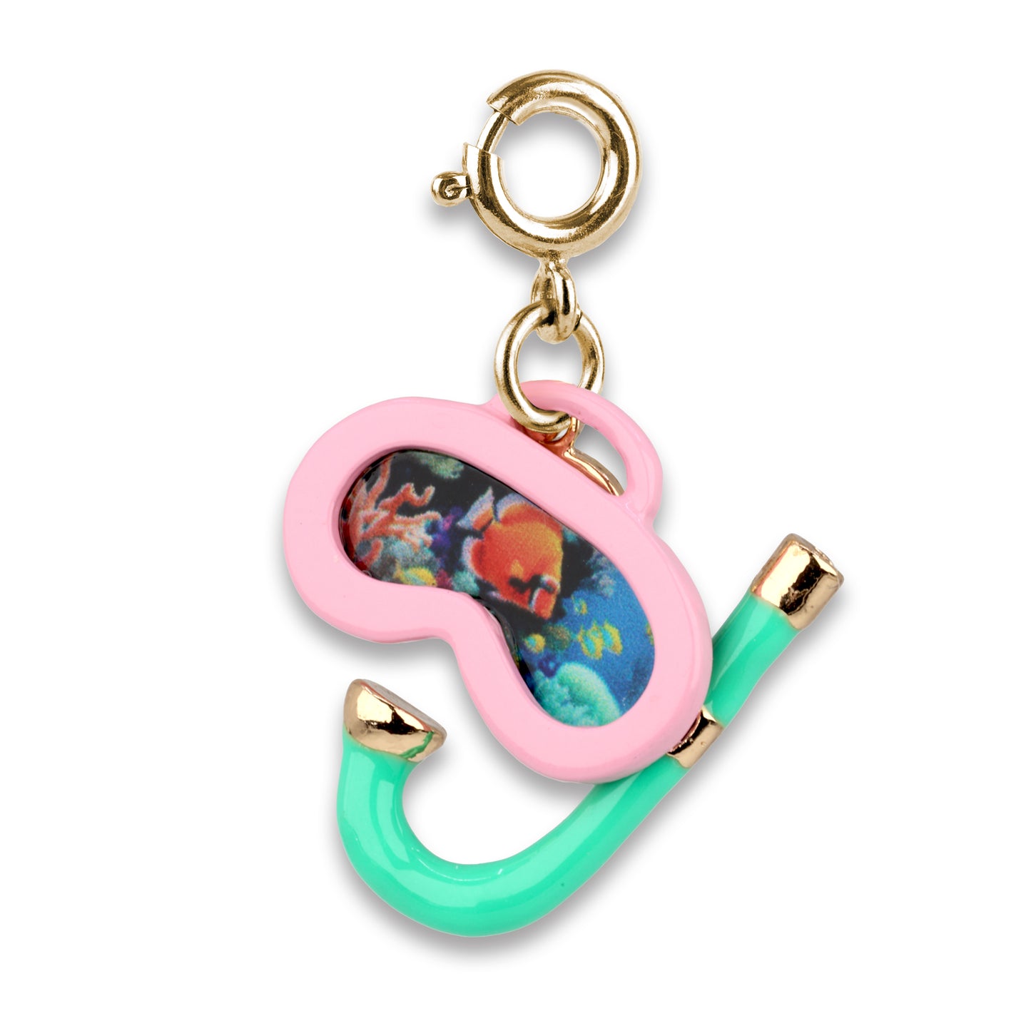 CHARM IT!  Gold Rebel Girls Snorkel Charm