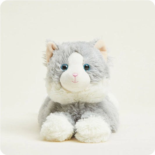 Warmie Laying Down Gray Cat