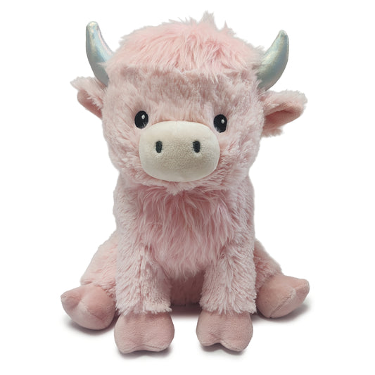 Cozy Cute Pink Highland Cow Warmie