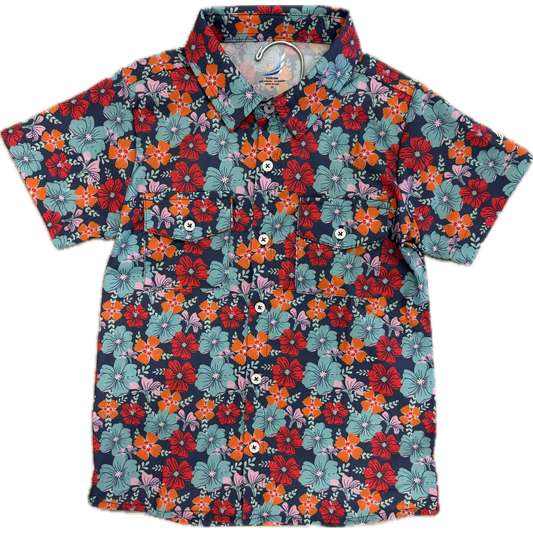 Dylan Tropical Button up Shirt