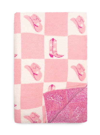 Living Royal Rodeo Checker Blanket