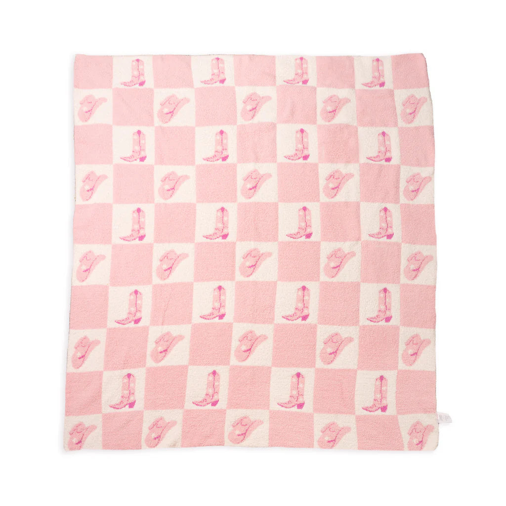 Living Royal Rodeo Checker Blanket