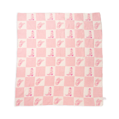 Living Royal Rodeo Checker Blanket