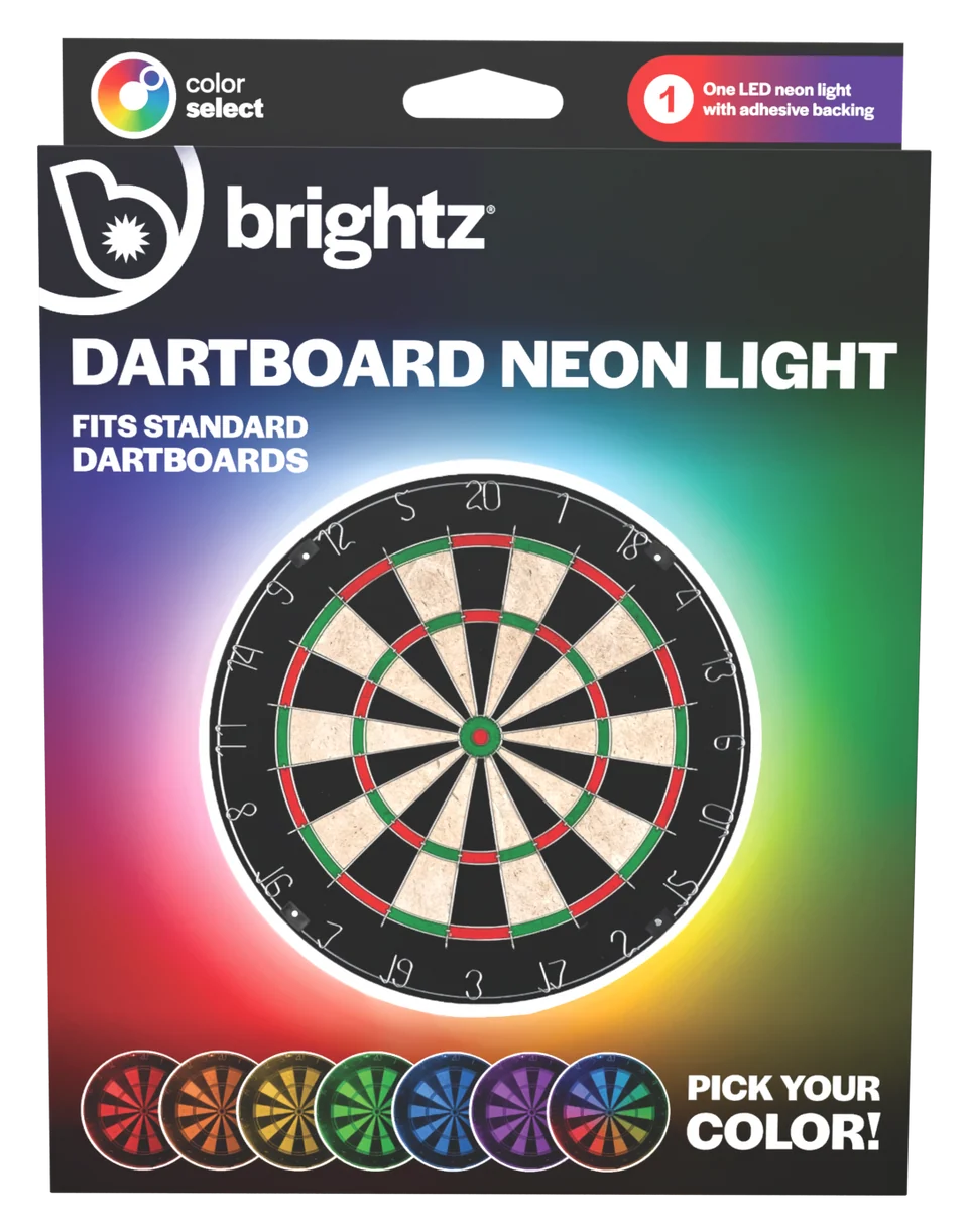 Dart Board Perimeter Strip Light Color Select
