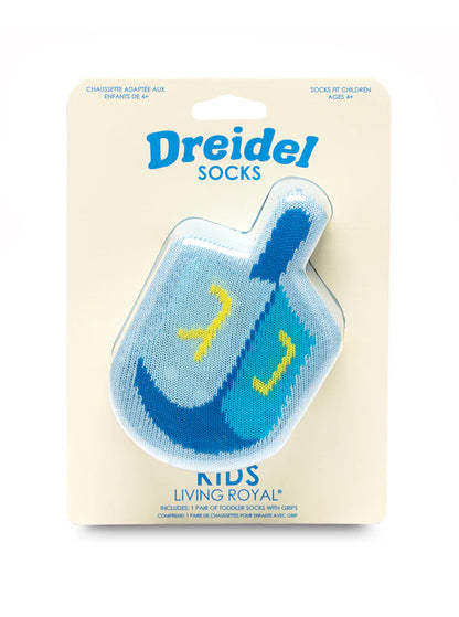 Dreidel 3D Kids Crew Sock