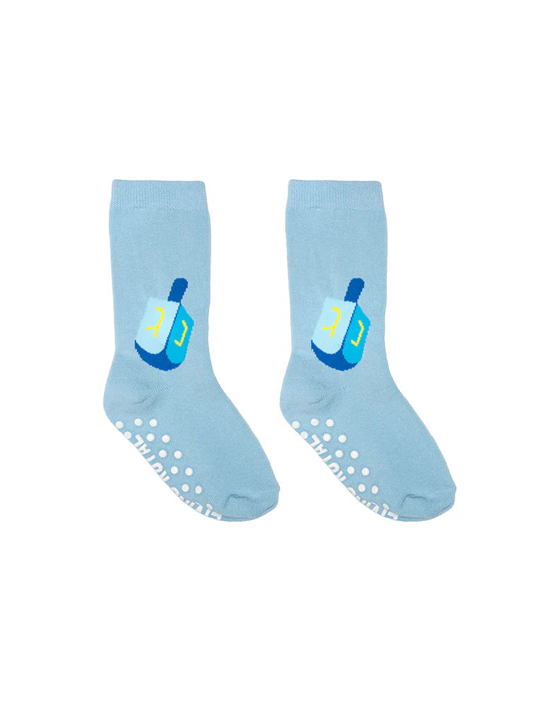Dreidel 3D Kids Crew Sock