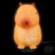 8.5" Capybara Sparkle Lamp