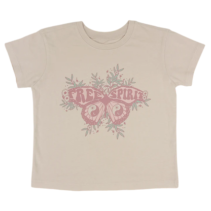 Free Spirit Boxy Tee in Sand
