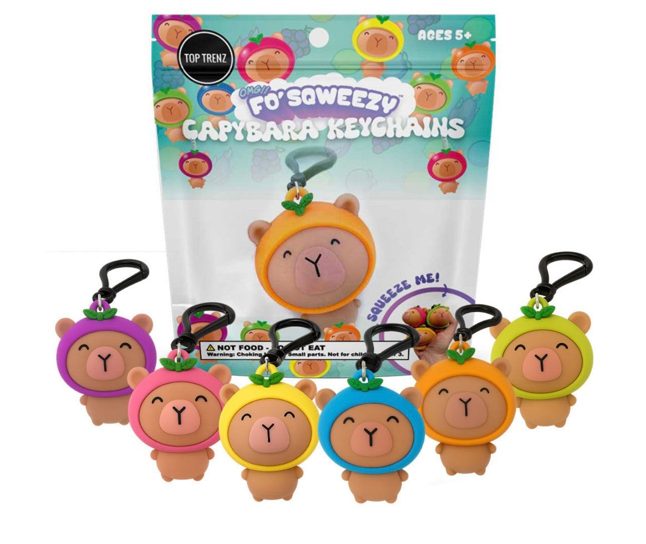 Fo Sqweezy Capybara Keychain