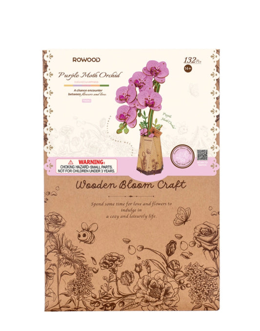 Wood Flower Purple Moth Orchid