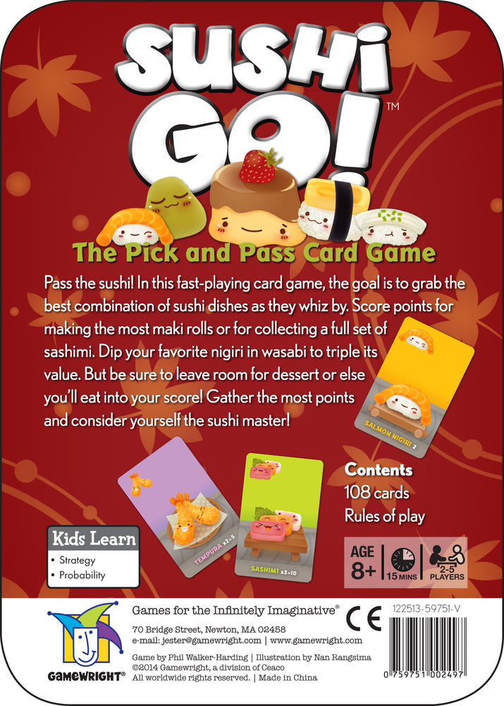 Sushi Go! Card Game