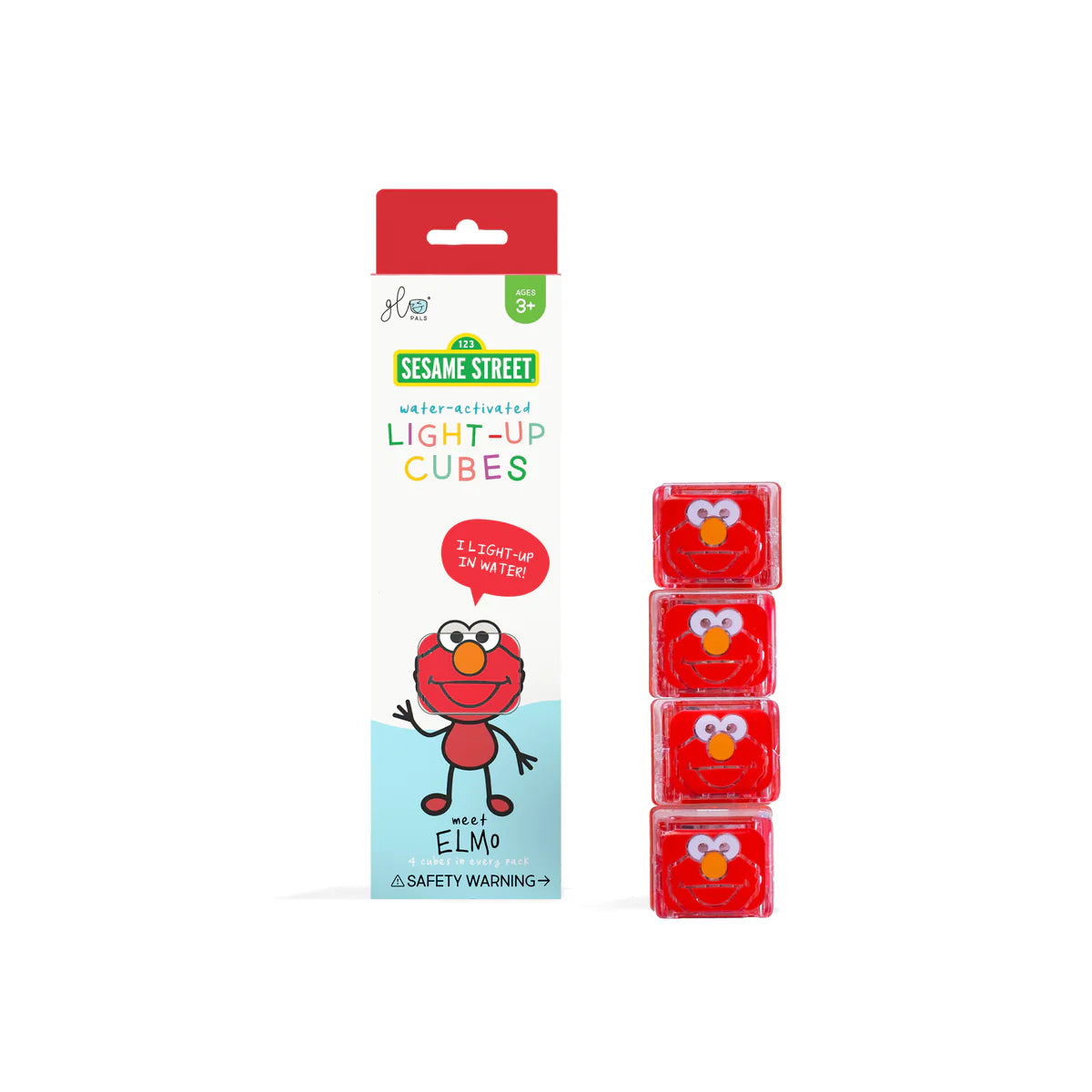 Glo Pals Elmo 4pk