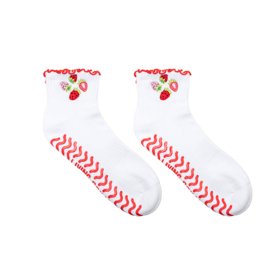 Strawberry Grip Socks
