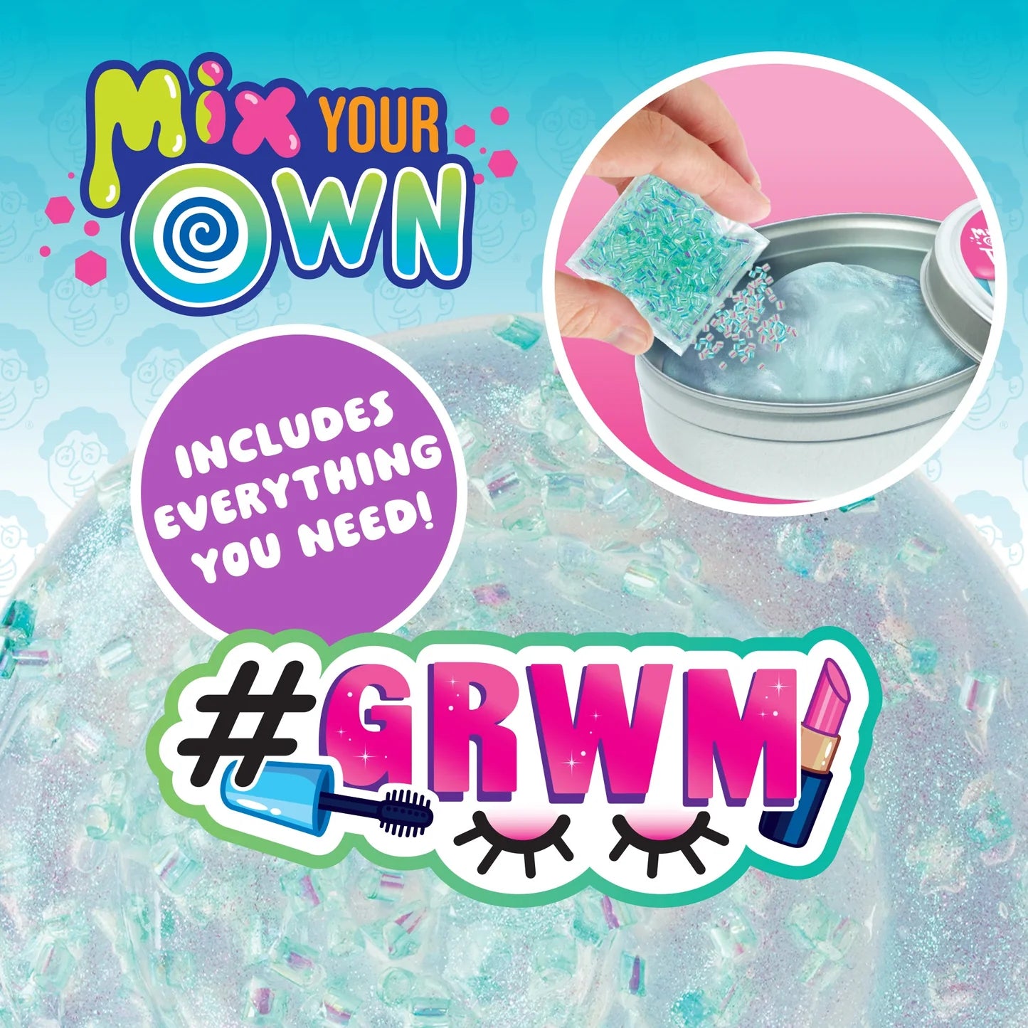 #GRWM Mix It - 4" Thinking Putty Tin