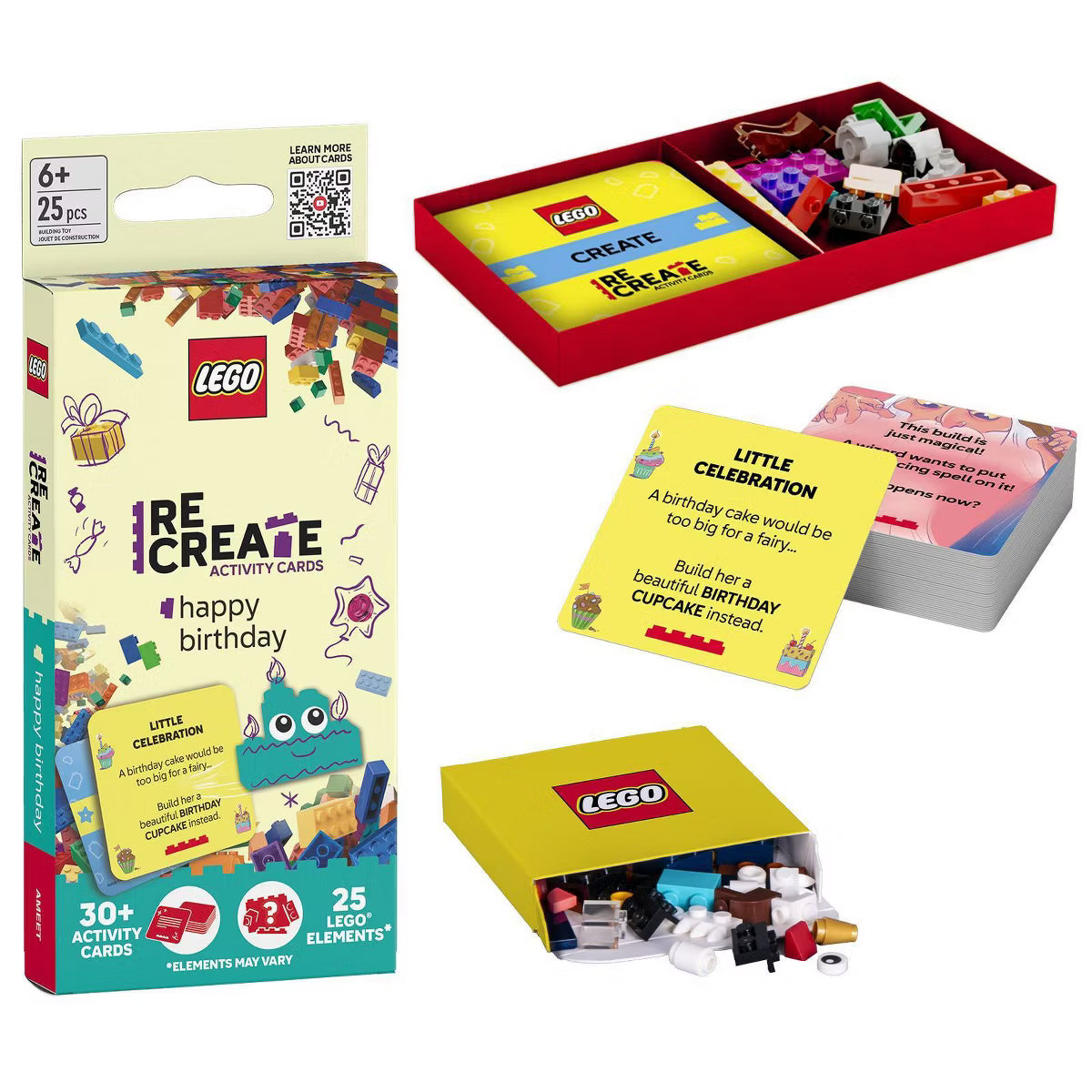 LEGO ReCreate Activity Cards - Happy Birthday
