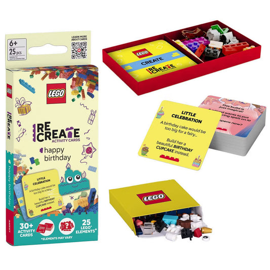 LEGO ReCreate Activity Cards - Happy Birthday