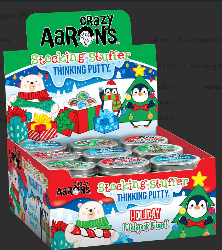 Puttyworld 2025 Holiday - 2" Mini Tin Assortment