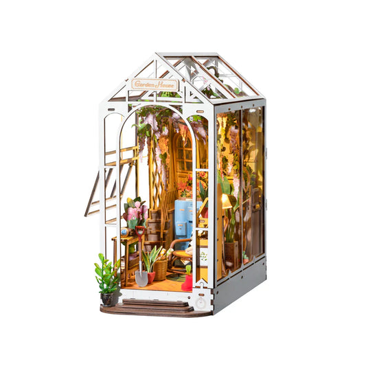 Garden Flower House Book Nook