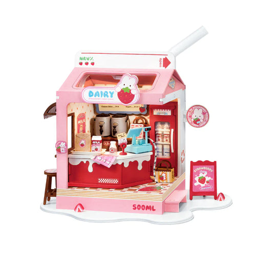 Miniature Strawberry Milk Box