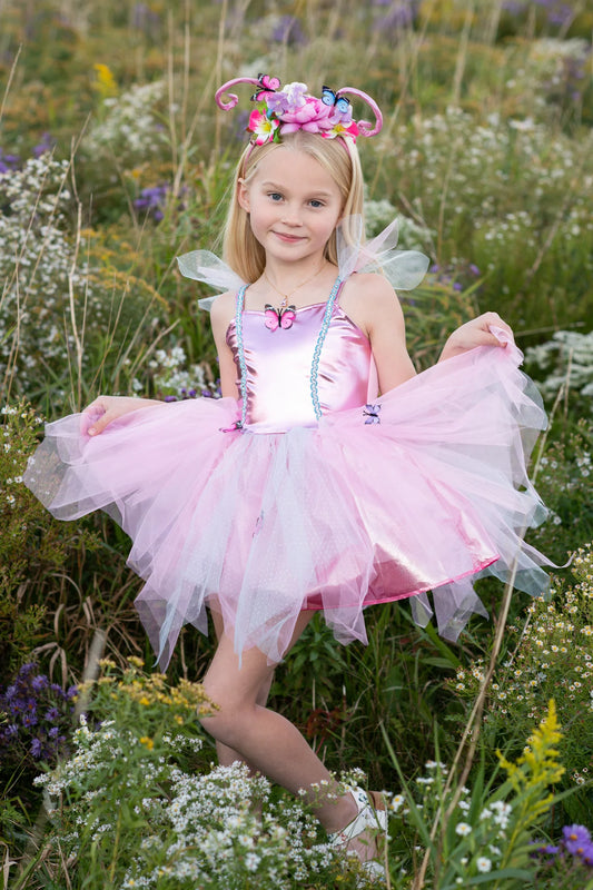 Woodland Butterfly Dress & Headpiece, Size 5-6