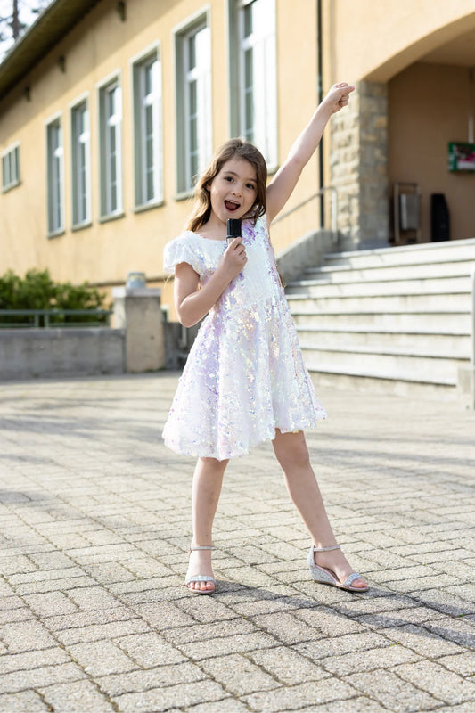 Sequins Concert Queen Dress, 3-4