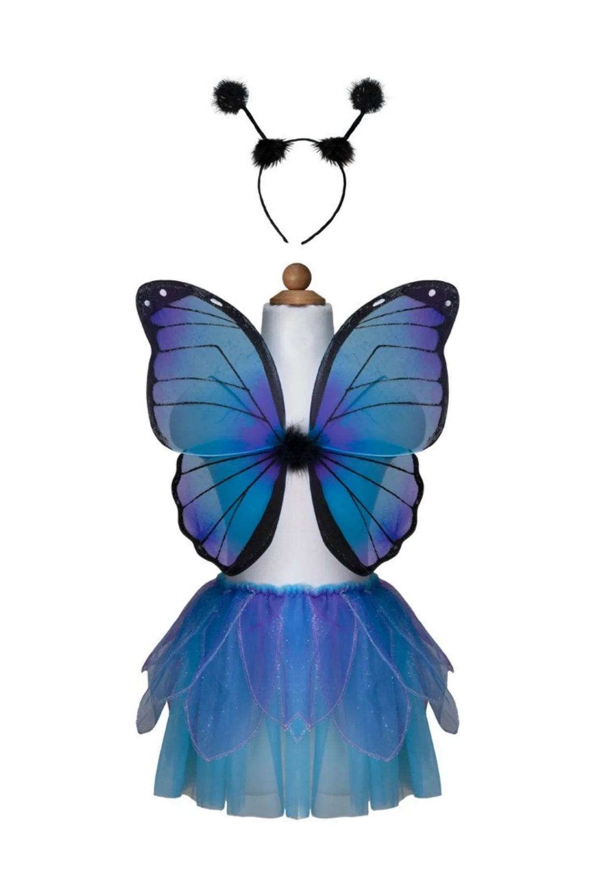 Midnight Butterfly Tutu With Wings & HB, Size 4-6