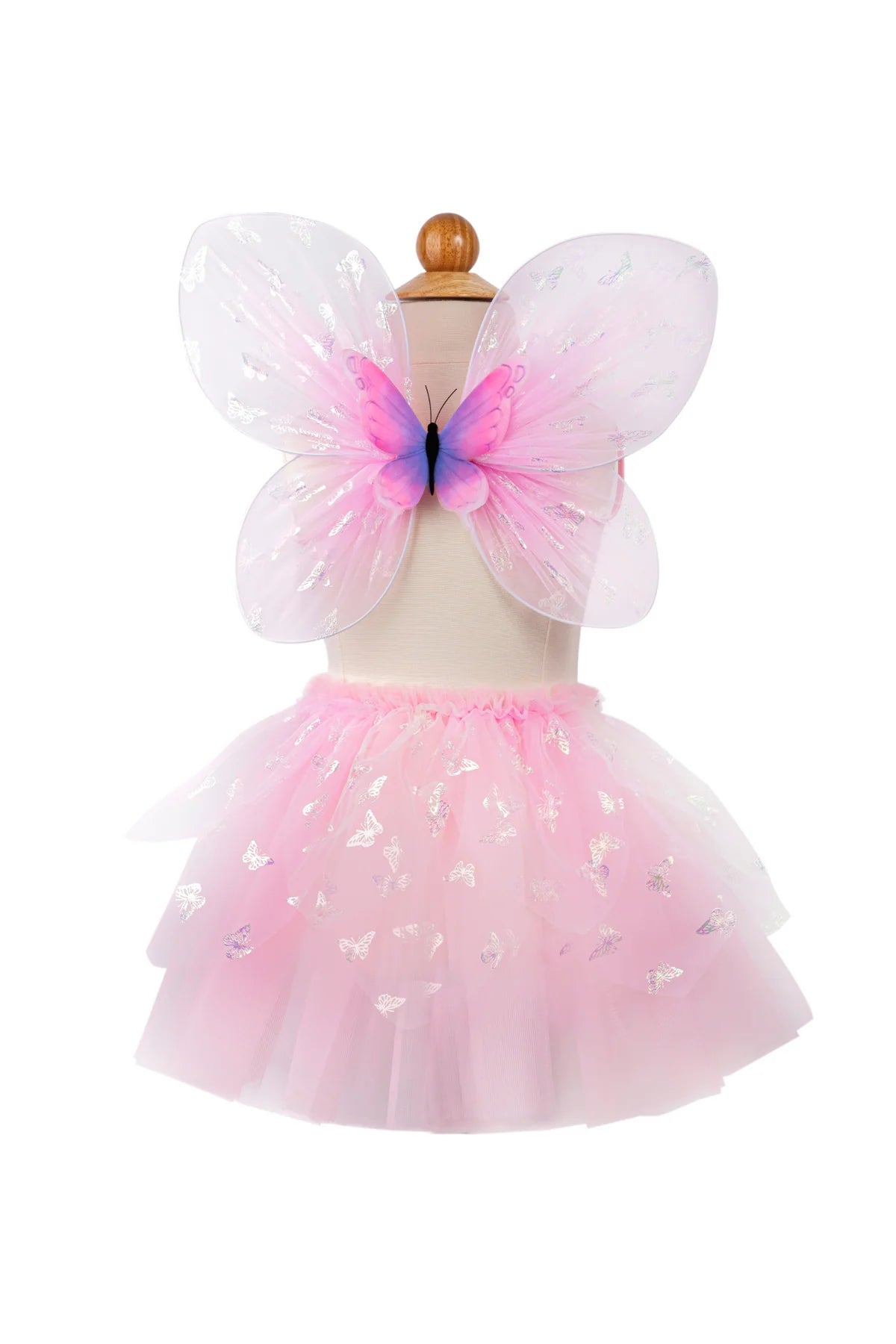 Flutter Butterfly Skirt, & Wings, Pink, Size 4-6