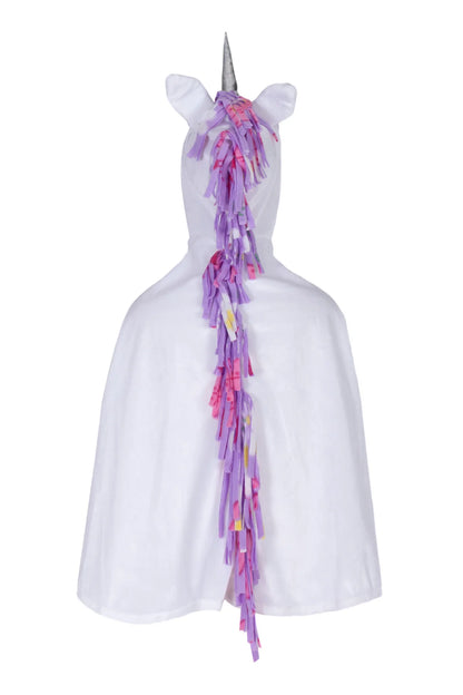 Unicorn Toddler Cape, White, Size 2-3T
