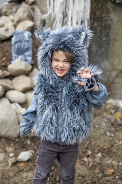 Big Bad Wolf Vest with Gloves, Size 5-6