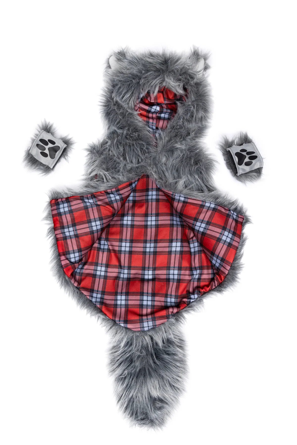 Big Bad Wolf Vest with Gloves, Size 5-6