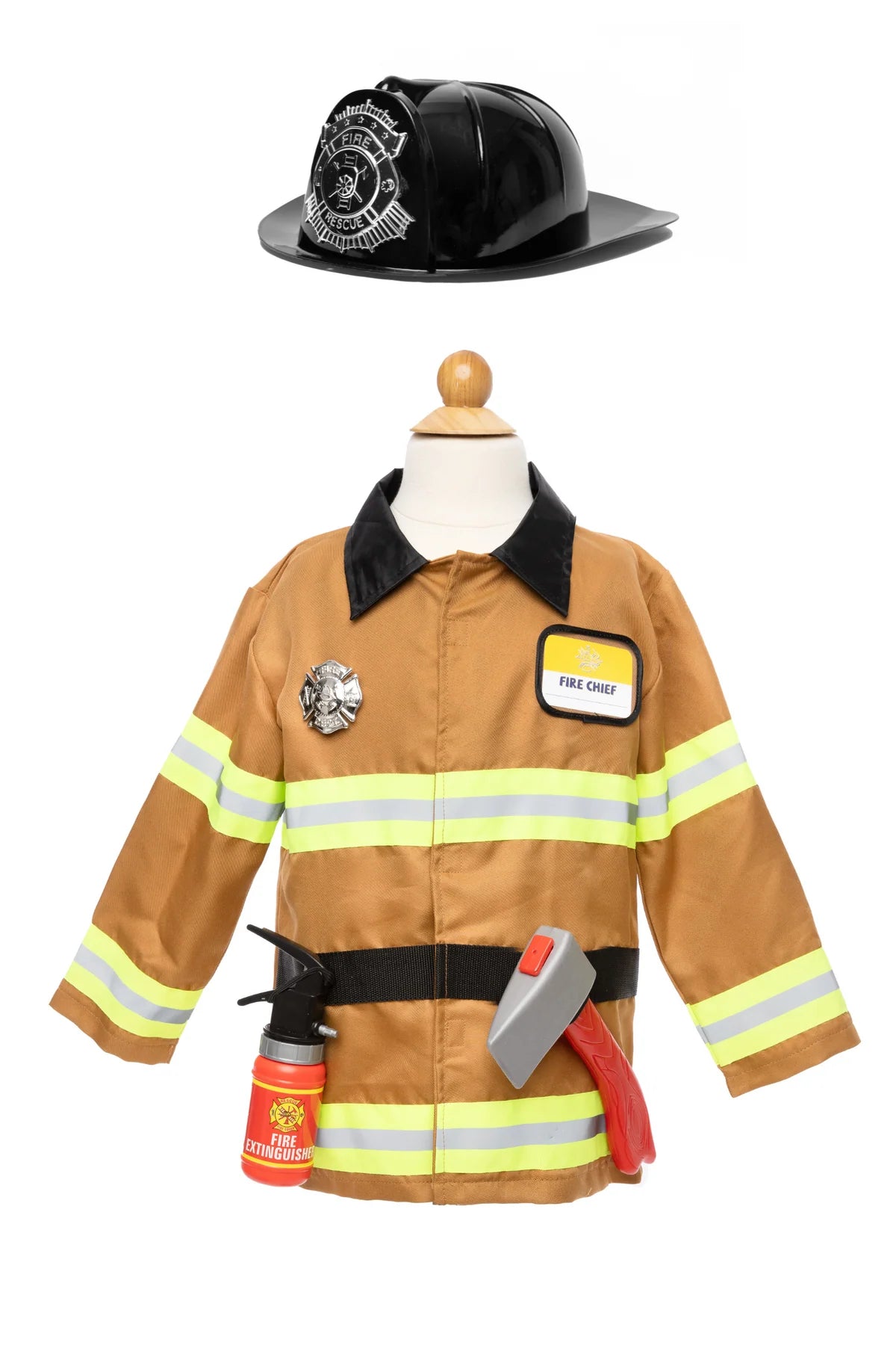Firefighter Set Includes 5 Accessories, Size 3-4