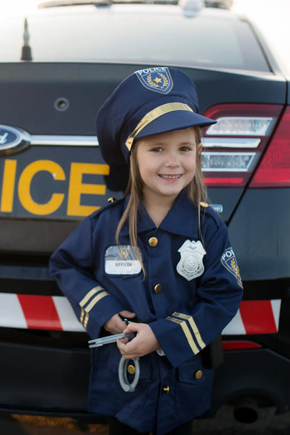 Police Officer Set Includes 5 Accessories, Size 5-6