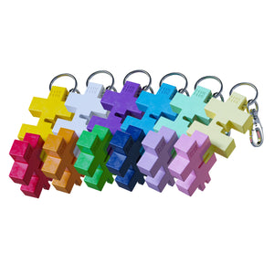 Plus Plus Hexel Duo Keychain