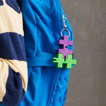 Plus Plus Hexel Duo Keychain