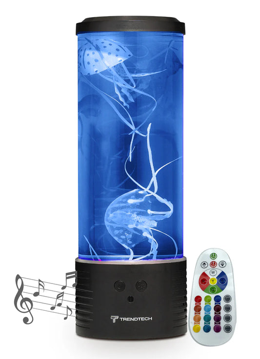 Jellyfish Lamp with Bluetooth Speaker-Black 14"