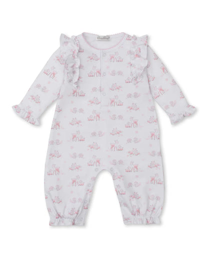 Forest Fanfare Pink Playsuit