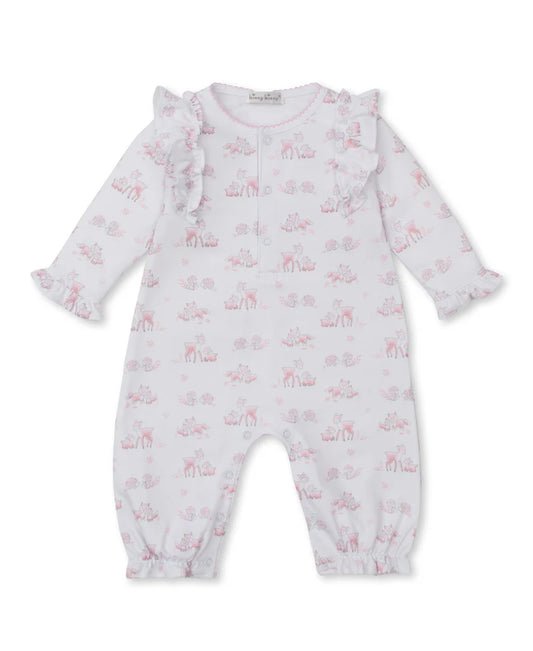 Forest Fanfare Pink Playsuit