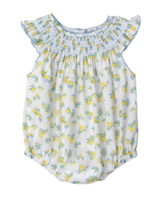 Lemon Blossoms Smocked Woven Bubble