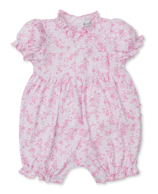 Old English Roses Pink Playsuit