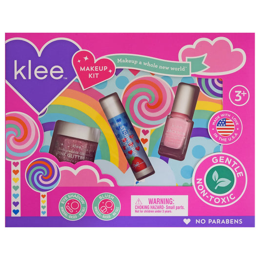 Klee Spinning Pink Makeup Kit