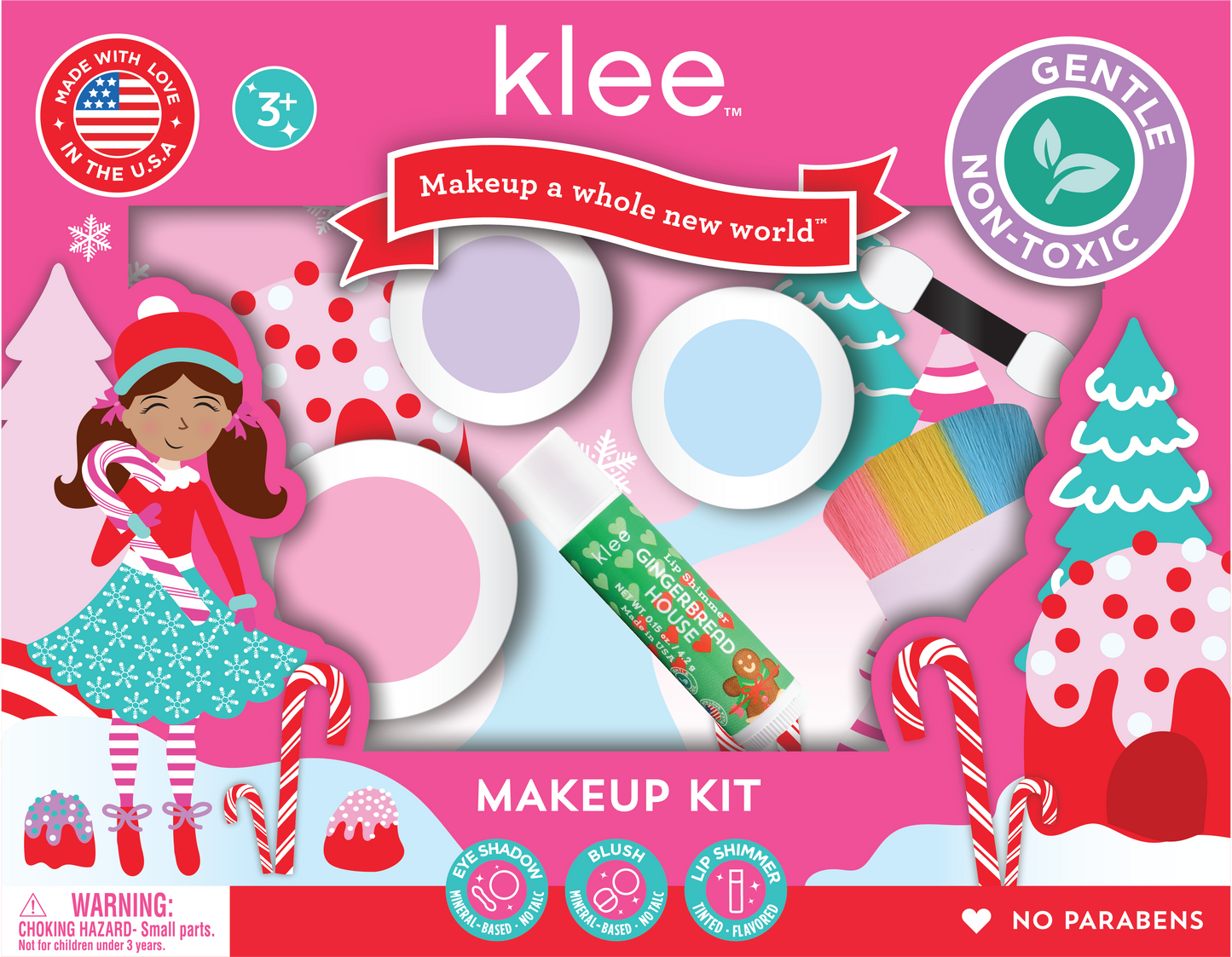 Klee Snazzy Santa - Holiday Makeup Kit